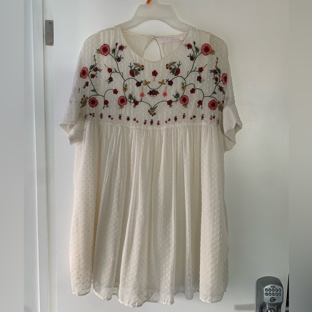 GUC Zara Embroidered Floral Romper